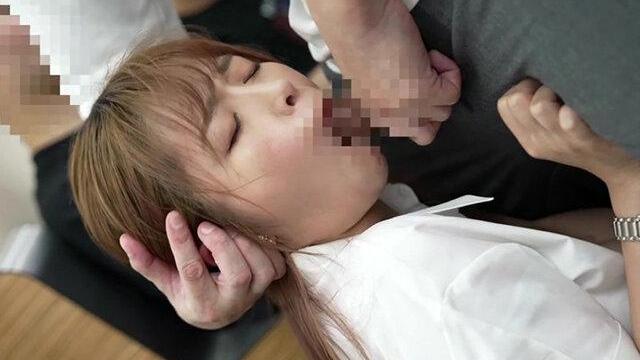 【ぷるぷる神乳痴〇】就活JD美乳満員電車羞恥圧迫ローション乳首責め…アナルひくつきガクイキ中出しハイビジョン面接！
