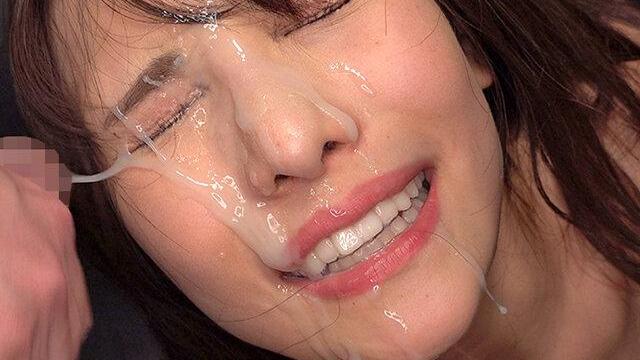 【大量ぶっかけ願望】美貌素人妻が汁男優ザーメンまみれ…恍惚絶頂アクメ♡