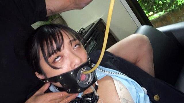 【柴森ゆうひ】喉奥処刑のドS調教で逝くスポーツJK…鼻水涎潮吹き白目絶叫の限界イラマ地獄♡